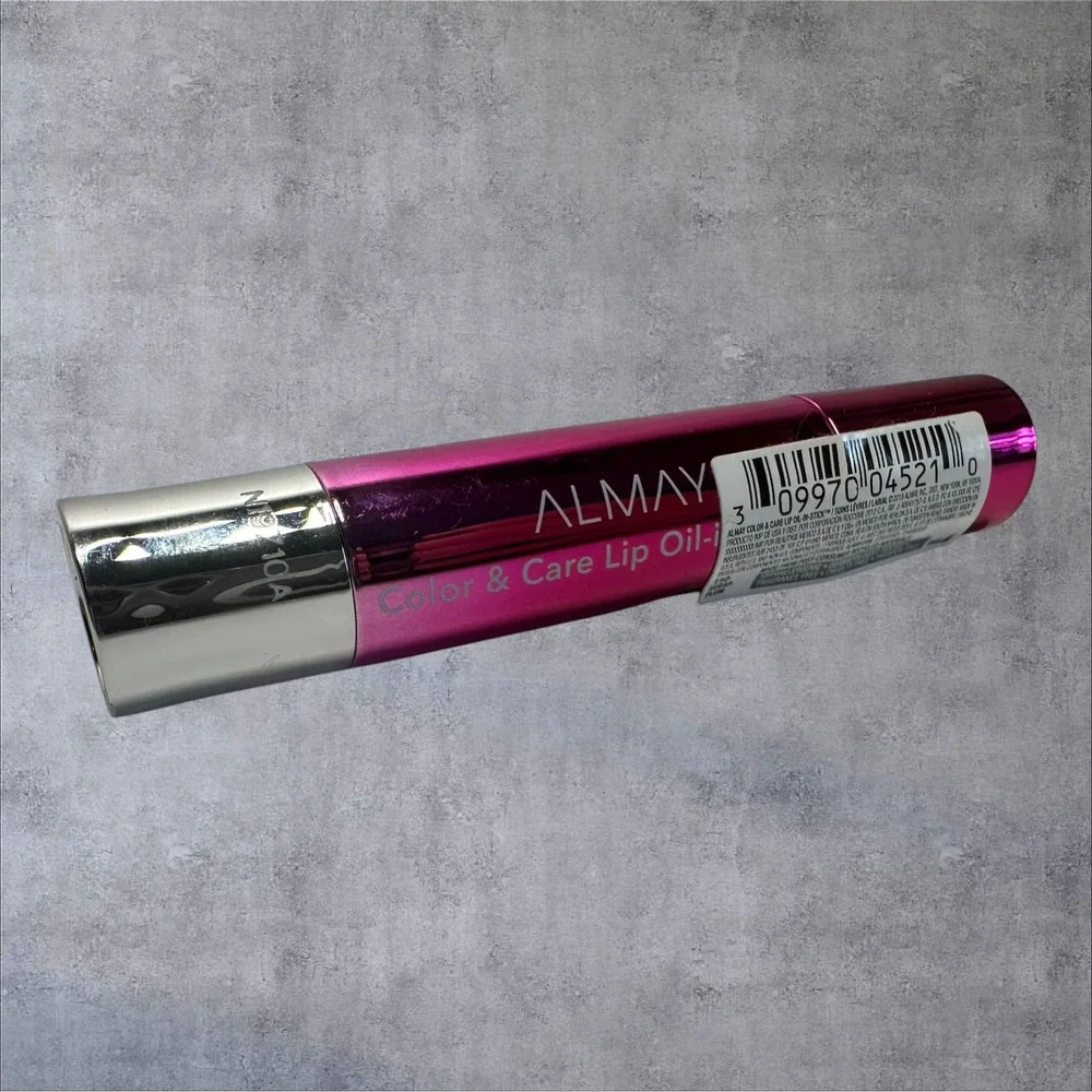 Almay Color & Care Lip Oil-in-Stick .09oz Sugar Plum‎ 110 New Sealed Sheer Berry